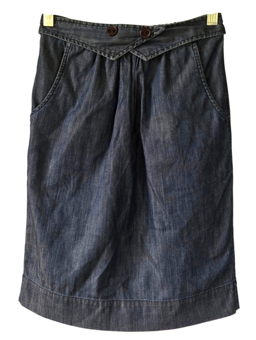 Deborah Sweeney Denim ALine Designer Skirt Western Yoke Prairie Made New Zealand